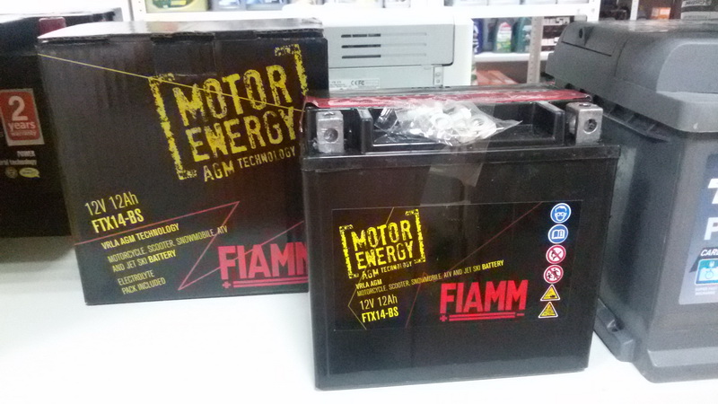 FIAMM 12Ah (FTX14-BS)  moto gel. (150x87x145)